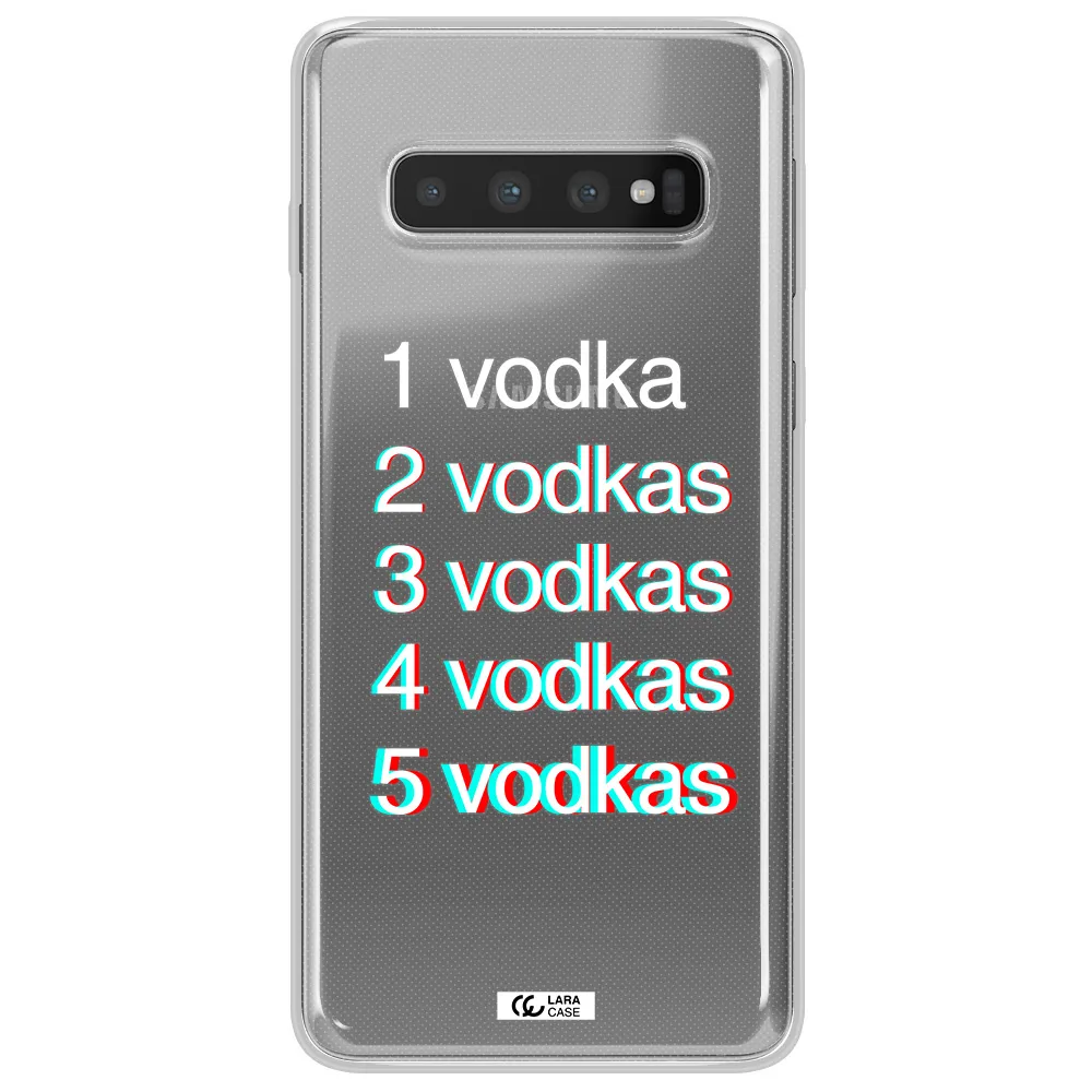 Vodka Samsung S10 Plus Clear TPU Case