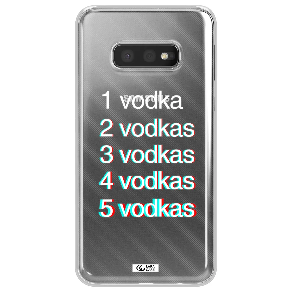 Vodka Samsung S10e Clear TPU Case