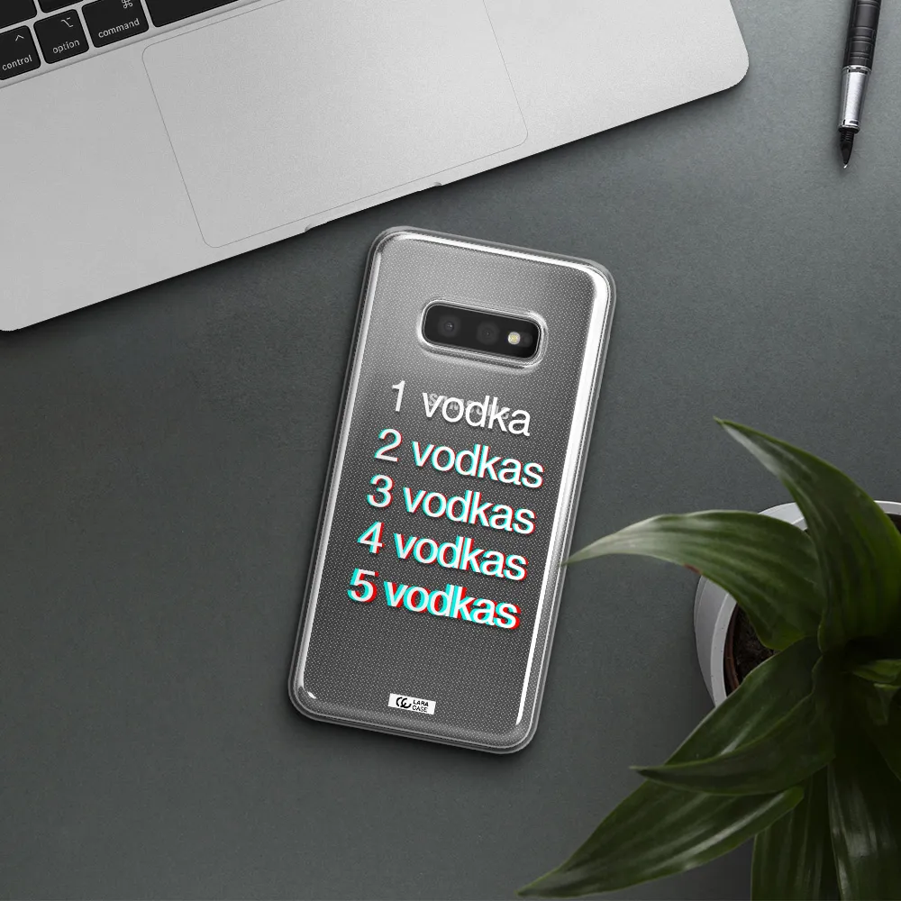 Vodka Samsung S10e Clear TPU Case