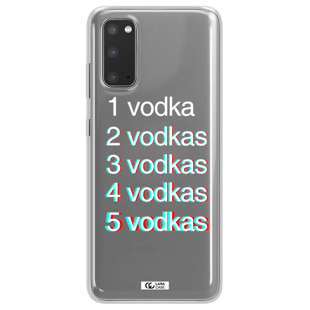 Vodka Samsung S20 Clear TPU Case