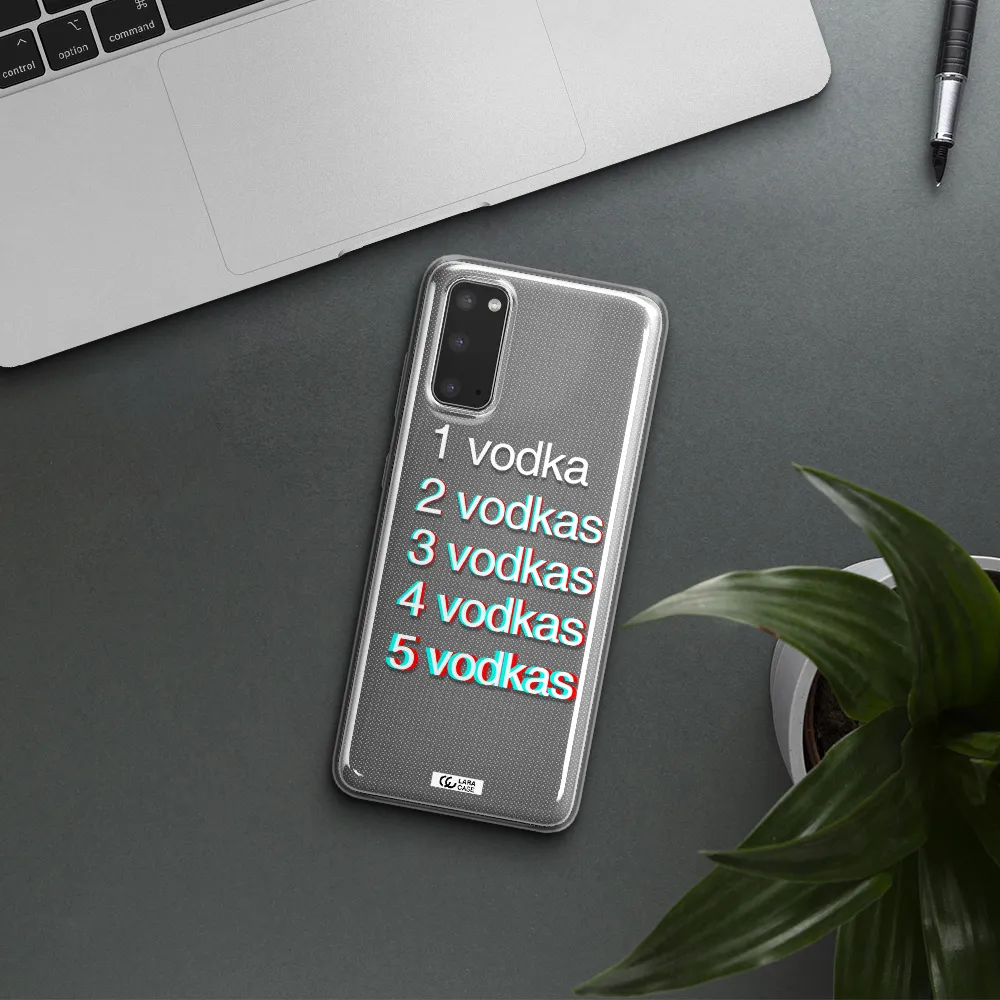 Vodka Samsung S20 Clear TPU Case