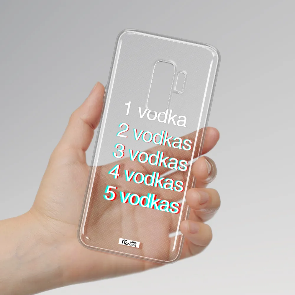 Vodka Samsung S9 Plus Clear TPU Case