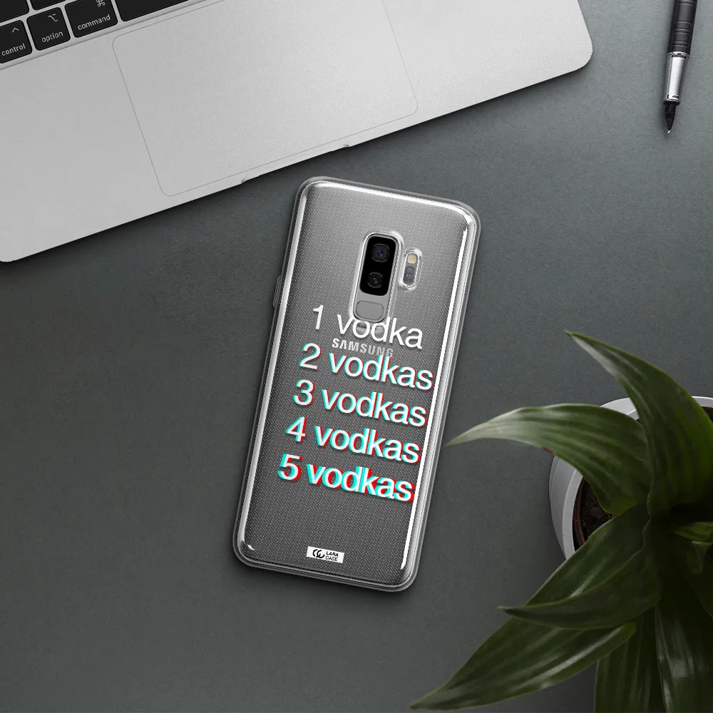 Vodka Samsung S9 Plus Clear TPU Case