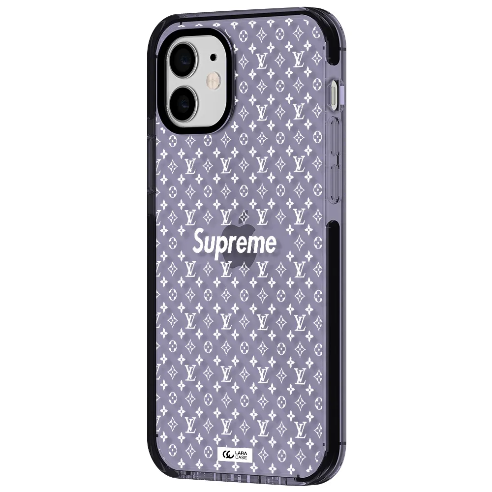 Supreme Center Apple iPhone 11 impact Lilac Case