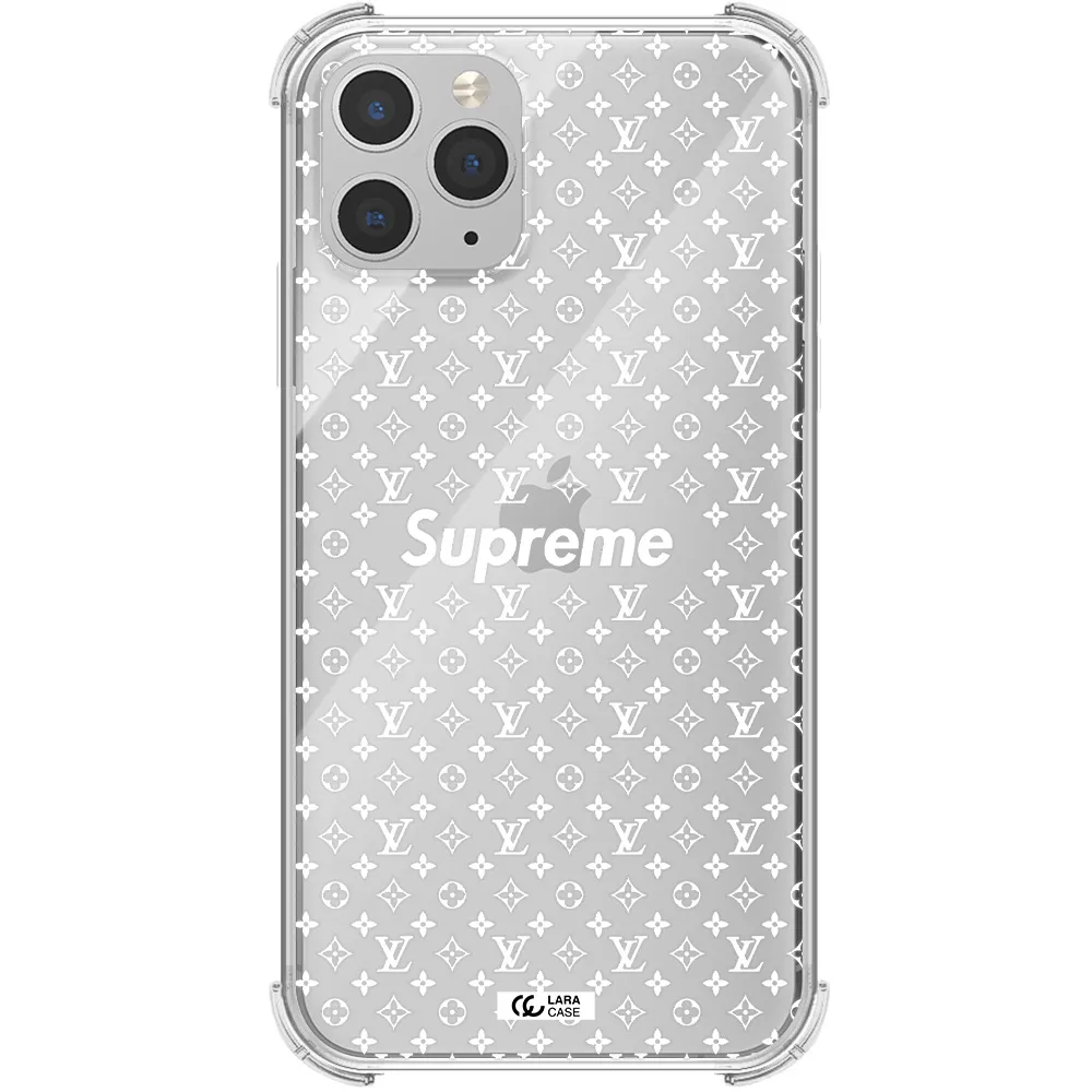 Supreme Center Apple iPhone 11 pro Clear PC Case