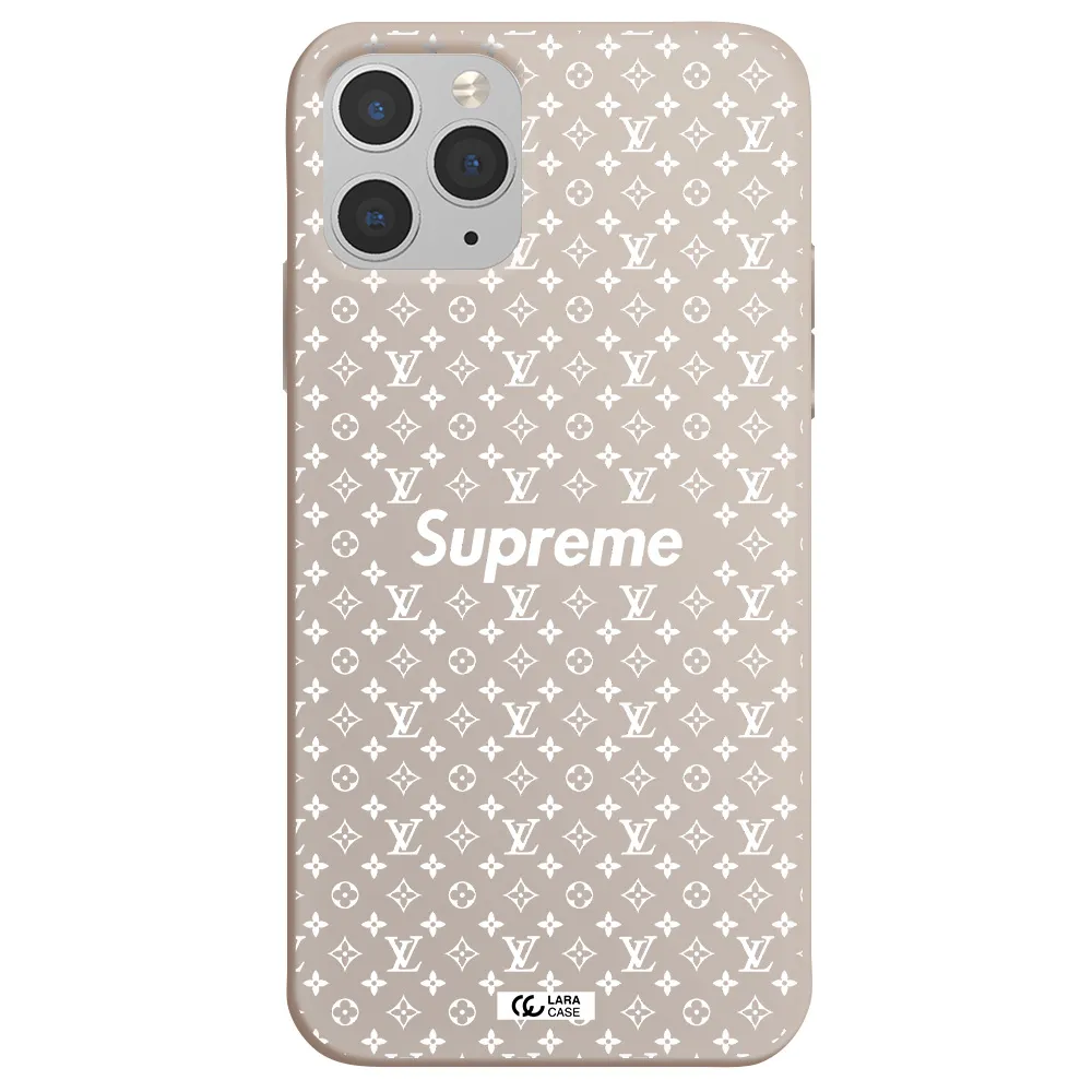Supreme Center Apple iPhone 11 pro max Silicone Stone Case