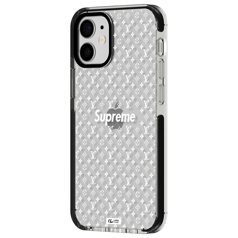Supreme Center Apple iPhone 12 mini impact black border Case