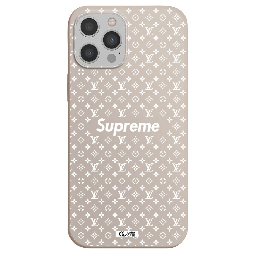 Supreme Center Apple iPhone 12 pro Silicone Stone Case
