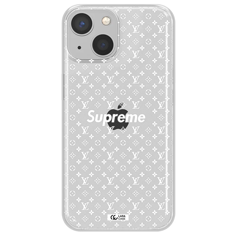 Supreme Center Apple iPhone 13 Clear TPU Case