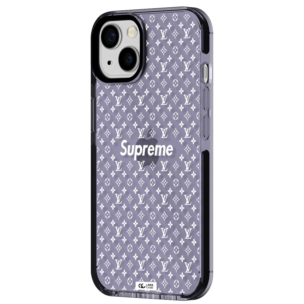Supreme Center Apple iPhone 13 impact Lilac Case