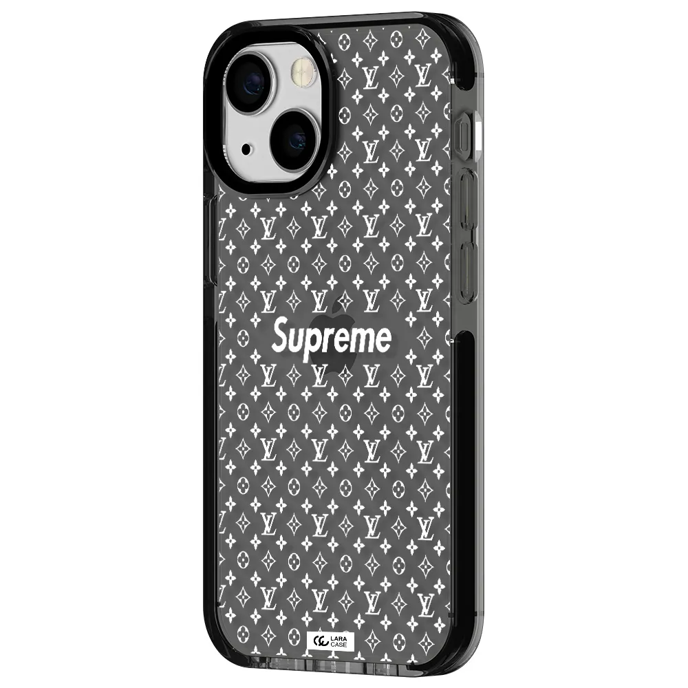 Supreme Center Apple iPhone 13 mini impact Smoke Black Case