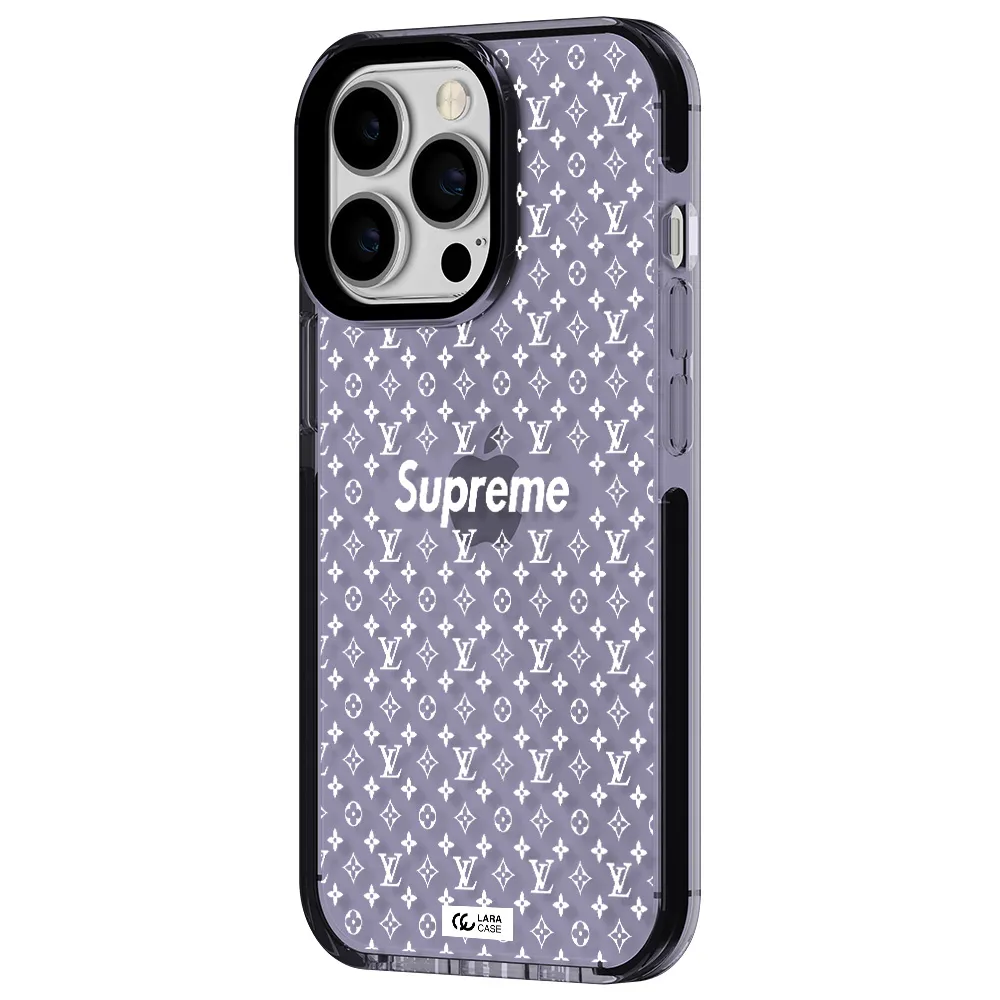 Supreme Center Apple iPhone 13 Pro impact Lilac Case