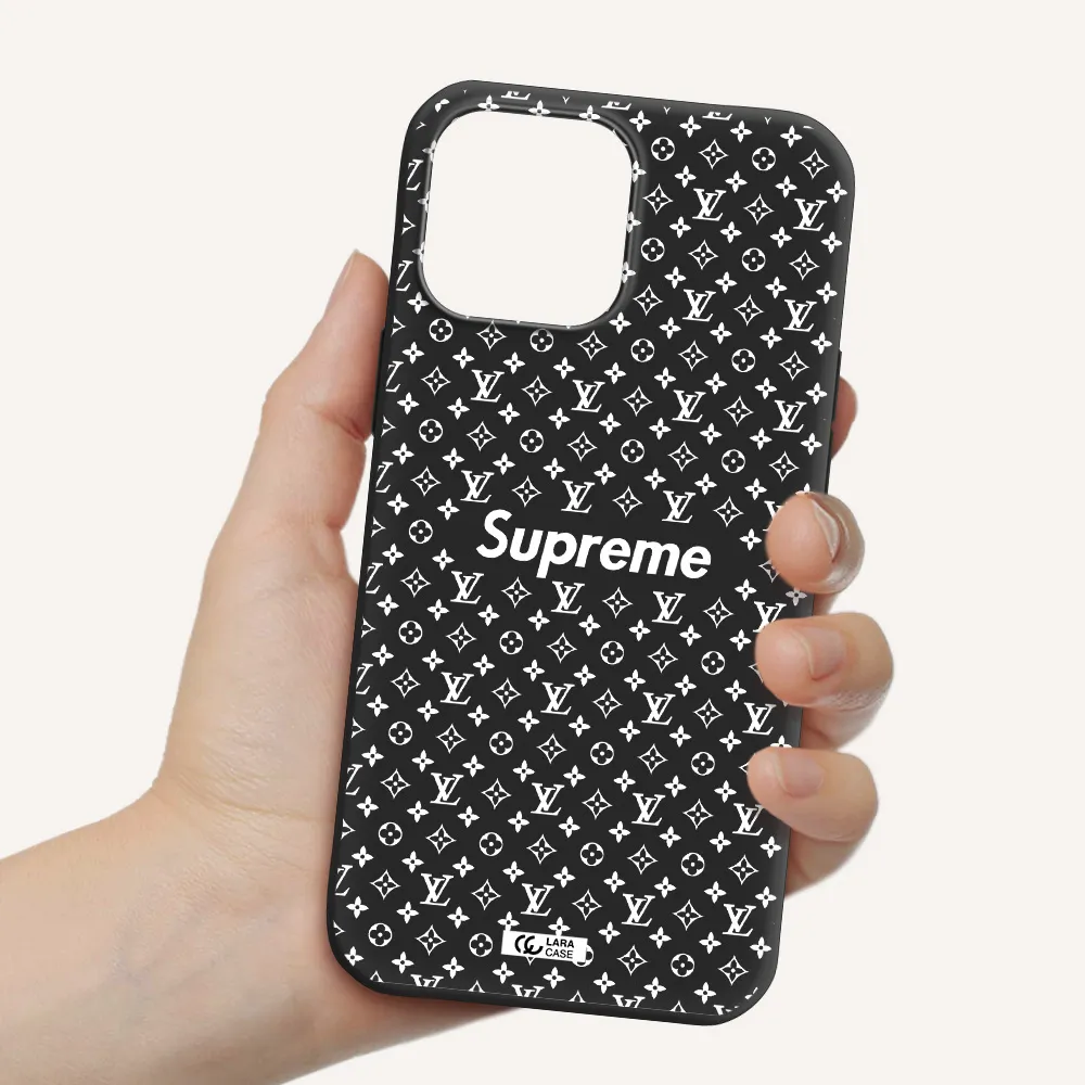 Supreme Center Apple iPhone 13 Pro Silicone black Case