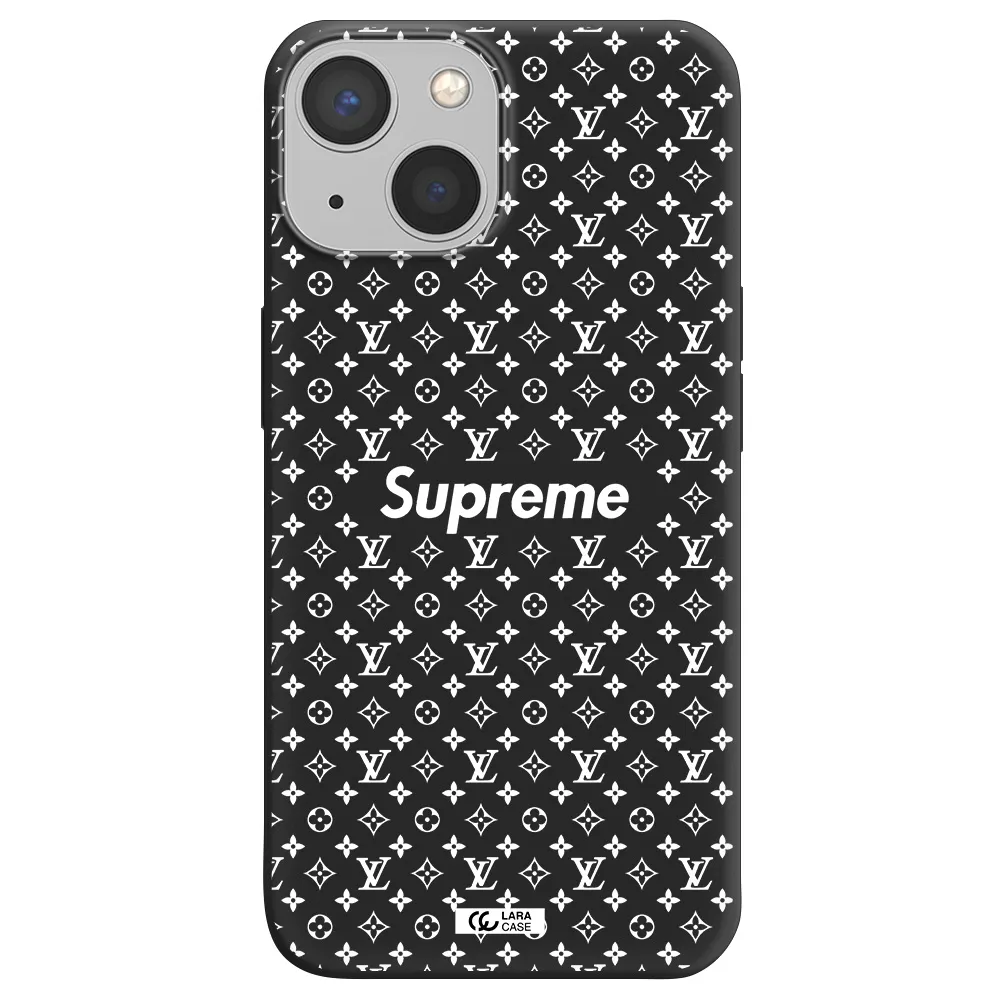 Supreme Center Apple iPhone 13 Silicone black Case