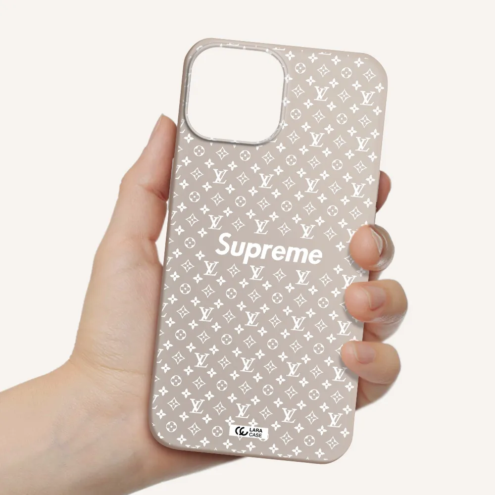 Supreme Center Apple iPhone 13 Silicone Stone Case