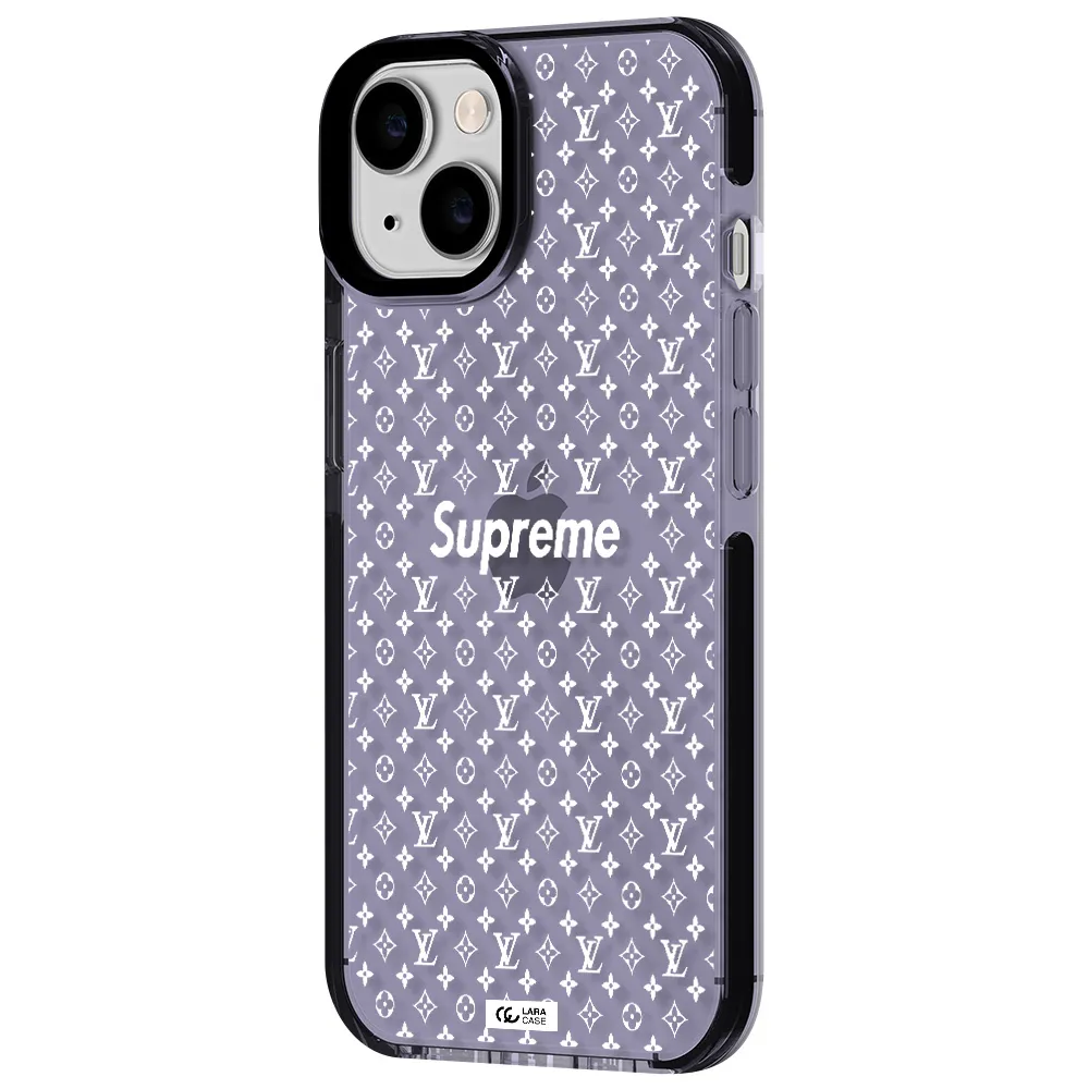 Supreme Center Apple iPhone 14 impact Lilac Case