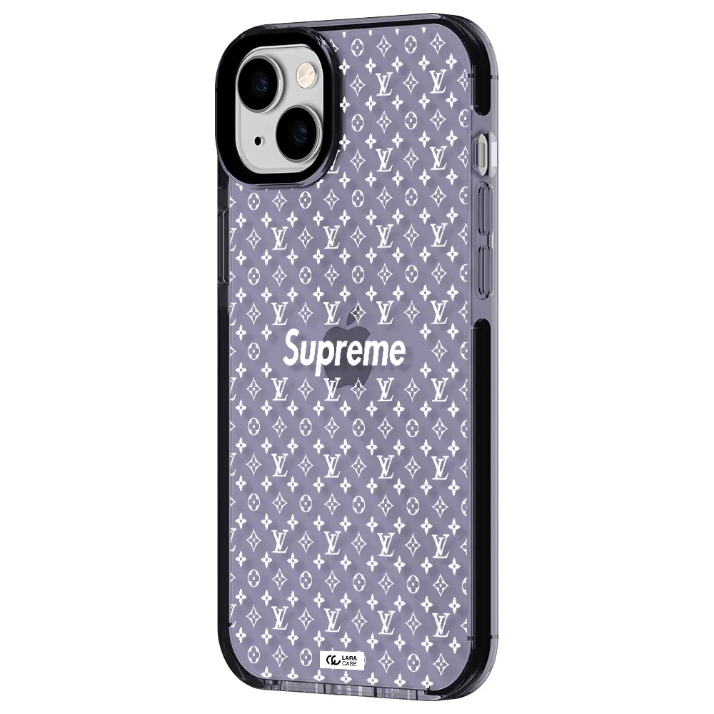 Supreme Center Apple iPhone 14 plus impact Lilac Case