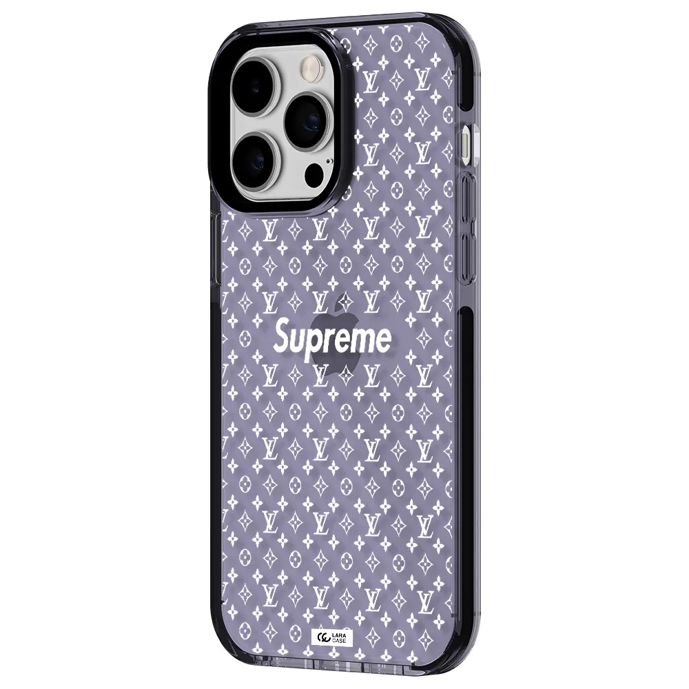 Supreme Center Apple iPhone 14 pro max impact Lilac Case