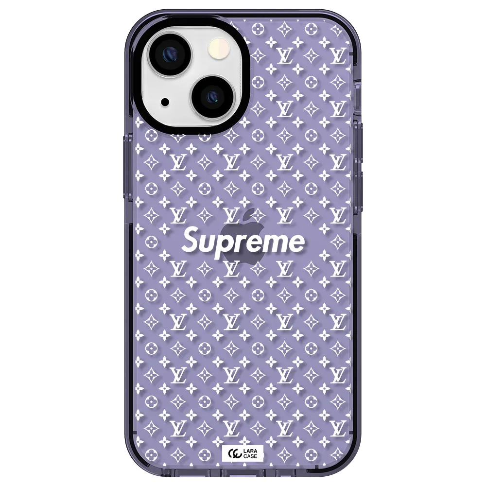 Supreme Center Apple iPhone 15 impact Lilac Case