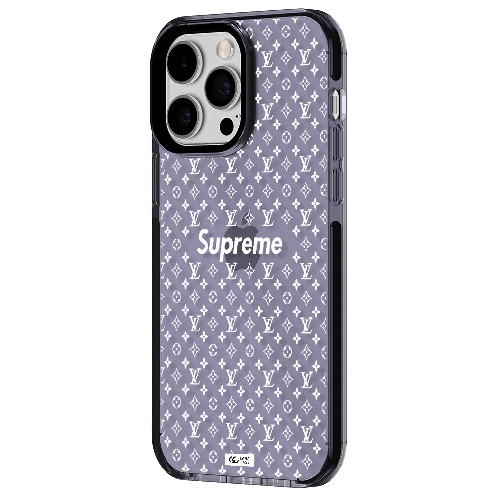 Supreme Center Apple iPhone 15 Pro impact Lilac Case