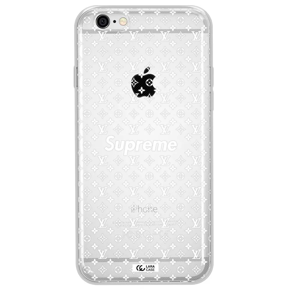 Supreme Center Apple iPhone 6 Clear TPU Case