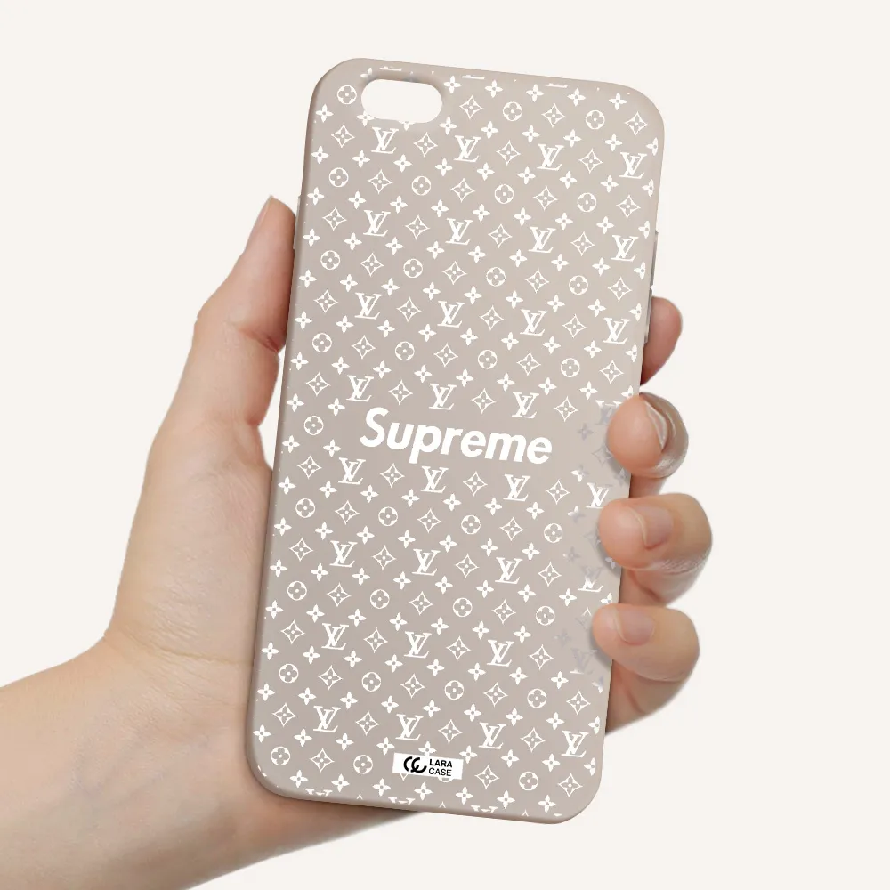 Supreme Center Apple iPhone 6 s plus Silicone Stone Case