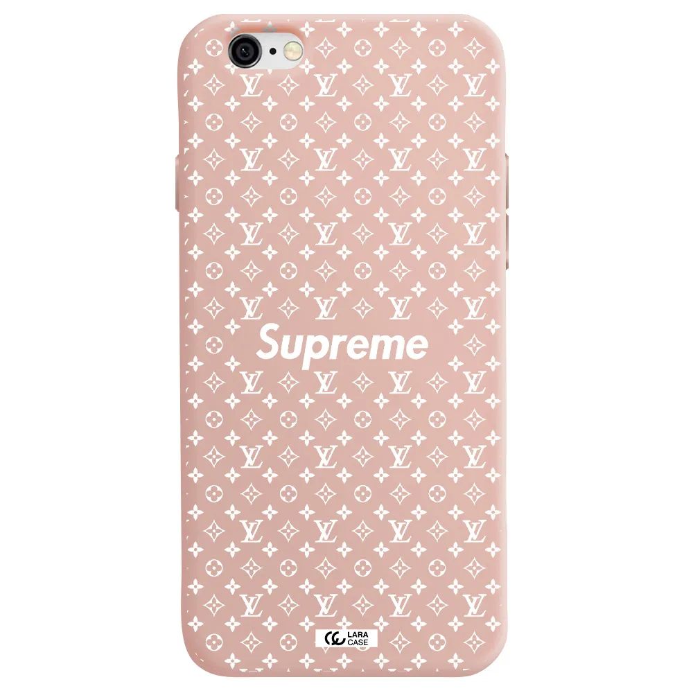 Supreme Center Apple iPhone 6 Silicone pastel pink Case