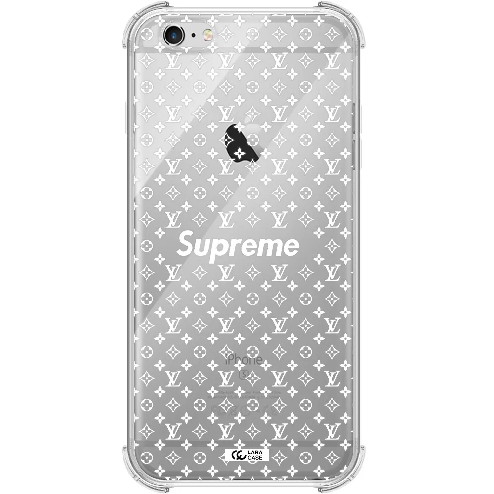 Supreme Center Apple iPhone 6S Clear PC Case