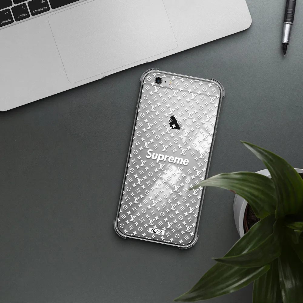 Supreme Center Apple iPhone 6S Clear PC Case