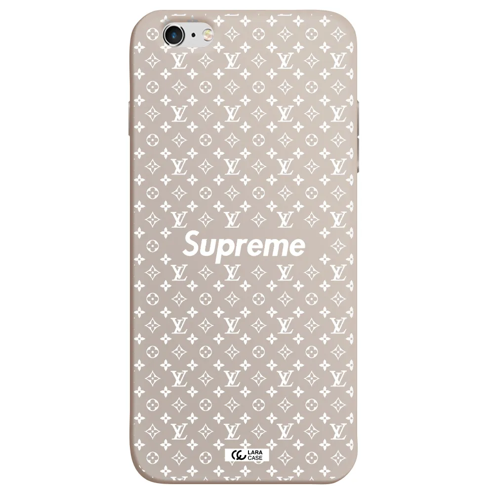 Supreme Center Apple iPhone 6S Silicone Stone Case