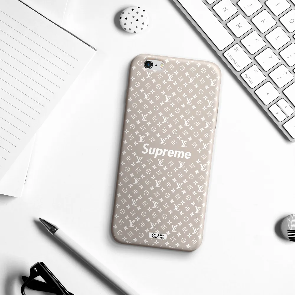 Supreme Center Apple iPhone 6S Silicone Stone Case