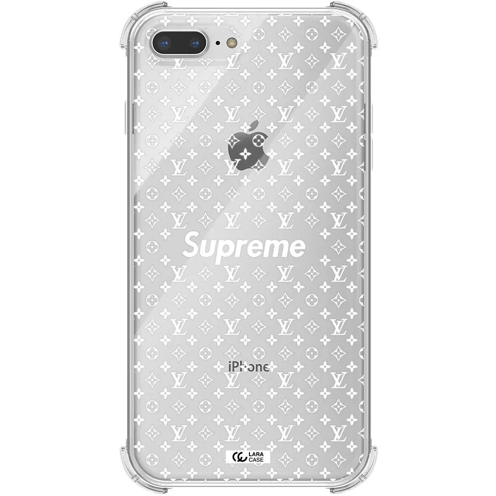 Supreme Center Apple iPhone 7 plus Clear PC Case