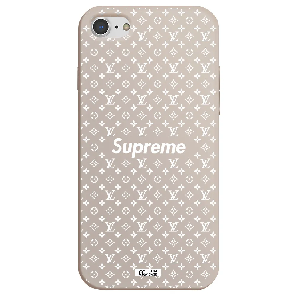 Supreme Center Apple iPhone 8 Silicone Stone Case