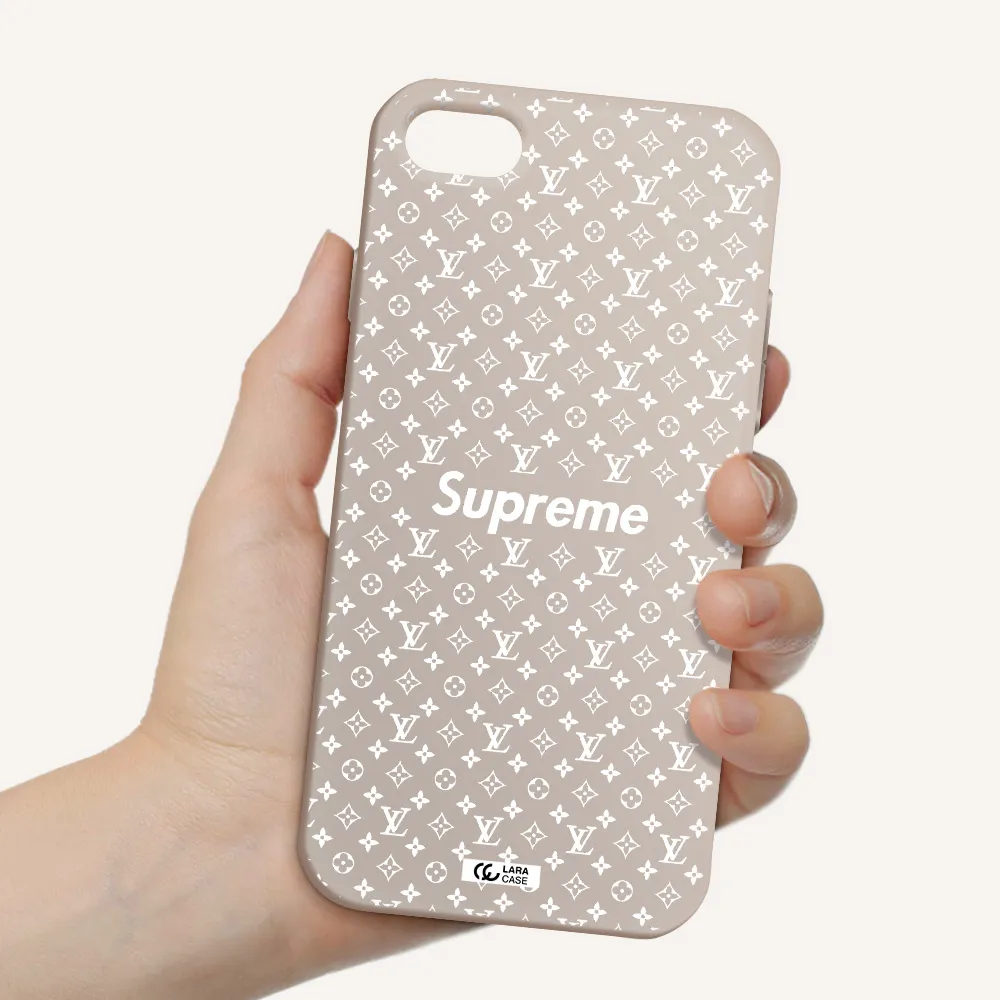 Supreme Center Apple iPhone 8 Silicone Stone Case