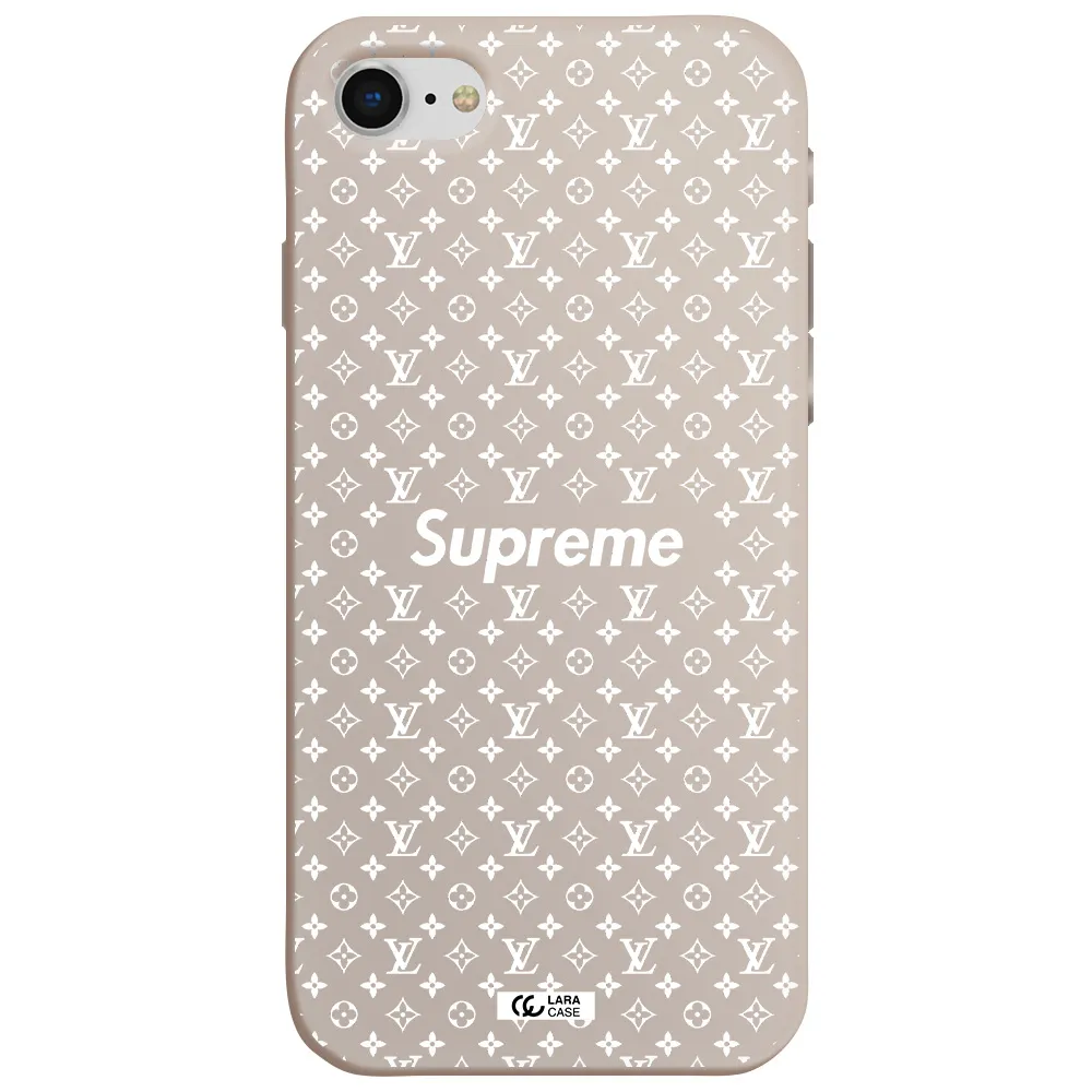 Supreme Center Apple iPhone se 2020 Silicone Stone Case