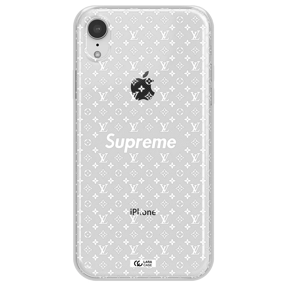 Supreme Center Apple iPhone XR Clear TPU Case
