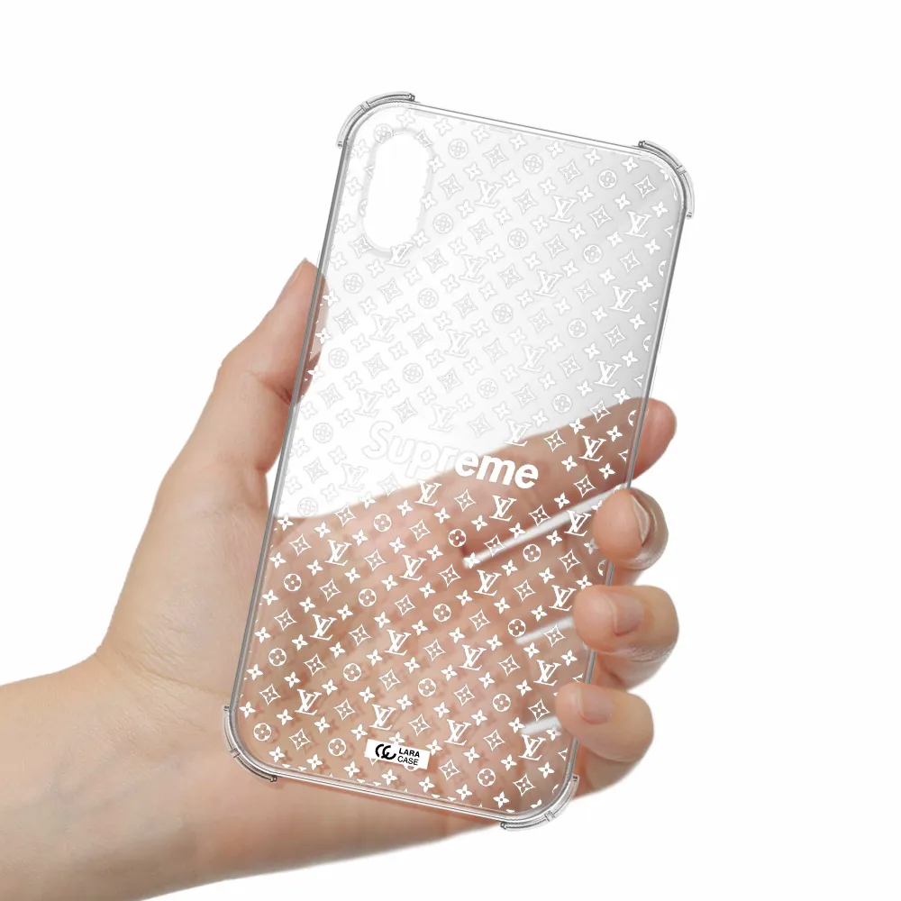 Supreme Center Apple iPhone XS Clear PC Case