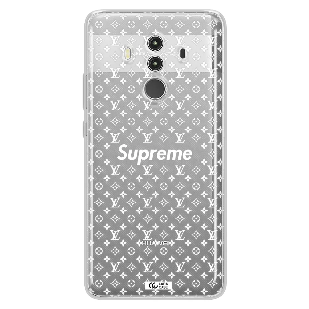 Supreme Center Huawei Mate 10 Clear TPU Case