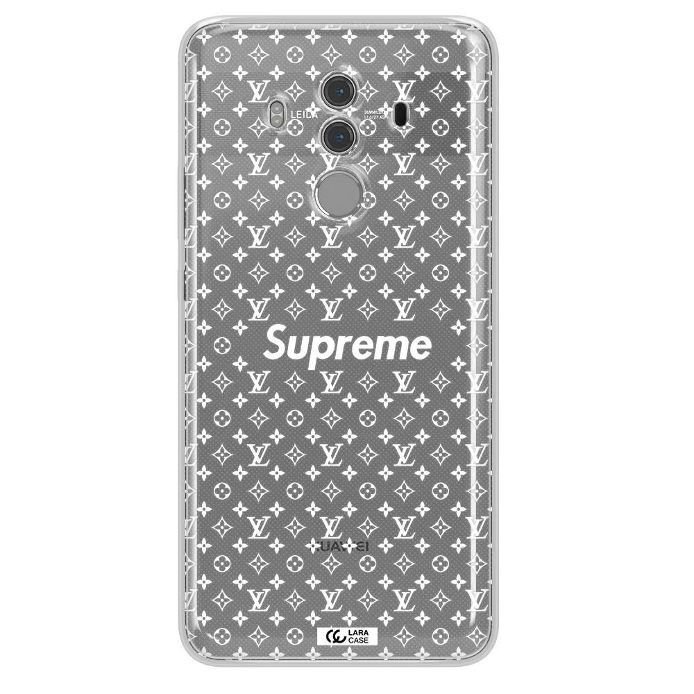 Supreme Center Huawei Mate 10 Pro Clear TPU Case