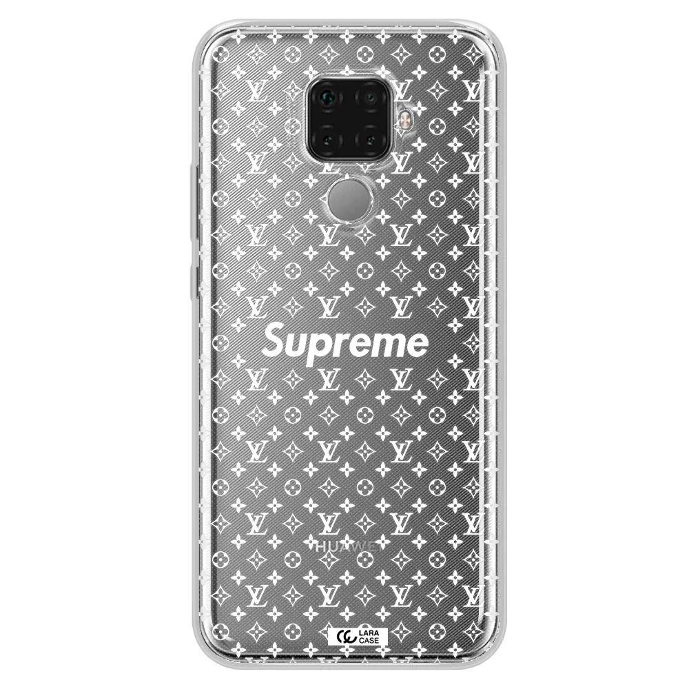Supreme Center Huawei Mate 30 Lite Clear TPU Case