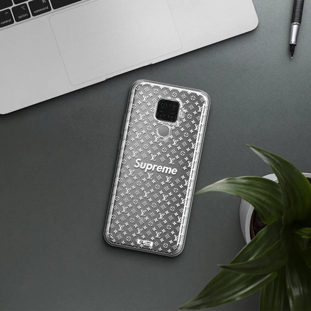 Supreme Center Huawei Mate 30 Lite Clear TPU Case
