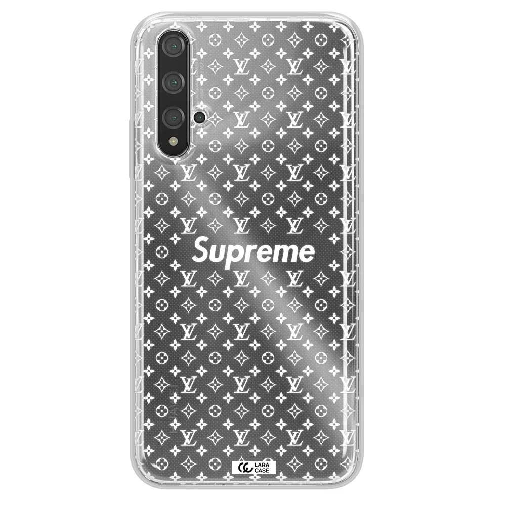 Supreme Center Huawei Nova 5t Clear TPU Case
