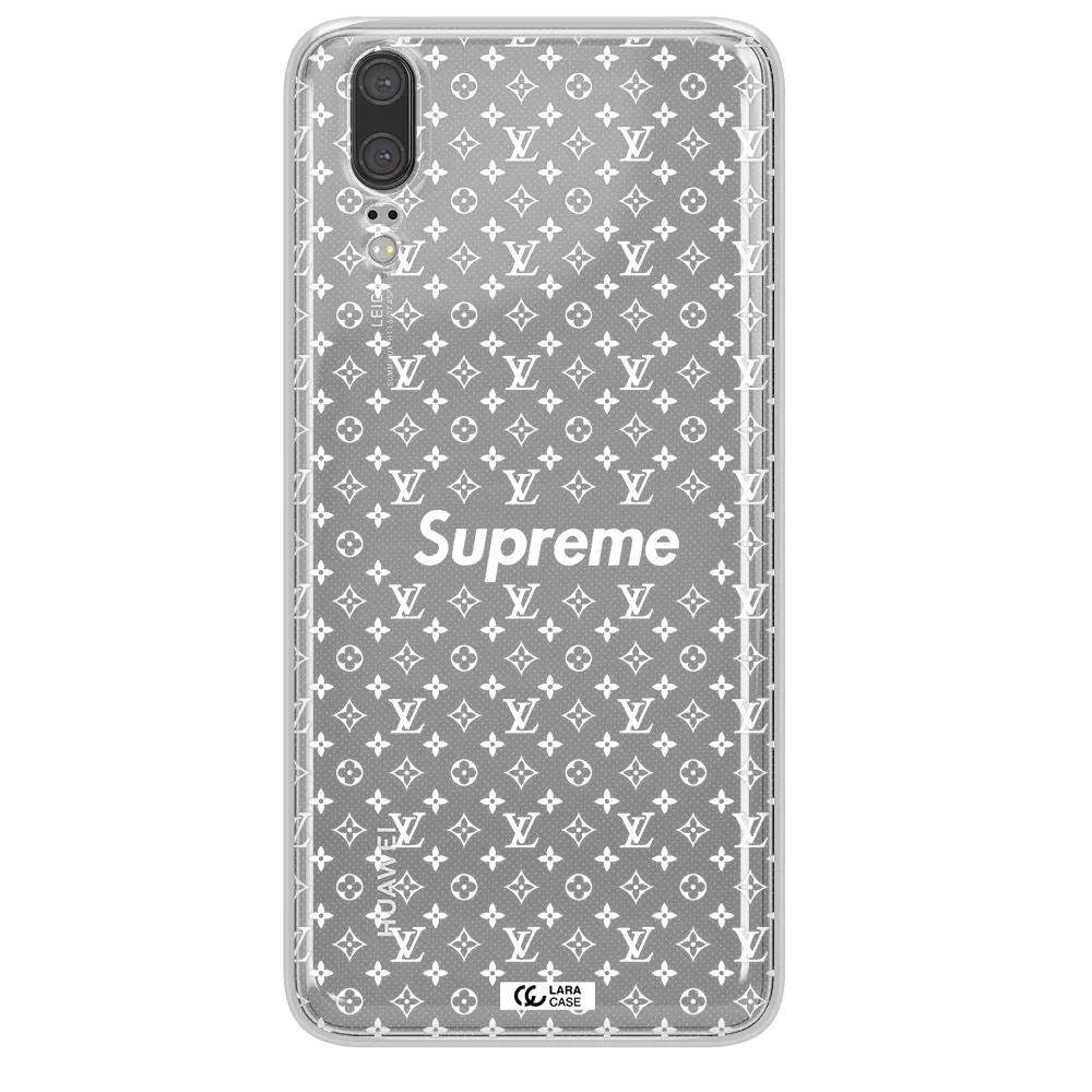 Supreme Center Huawei P20 Clear TPU Case