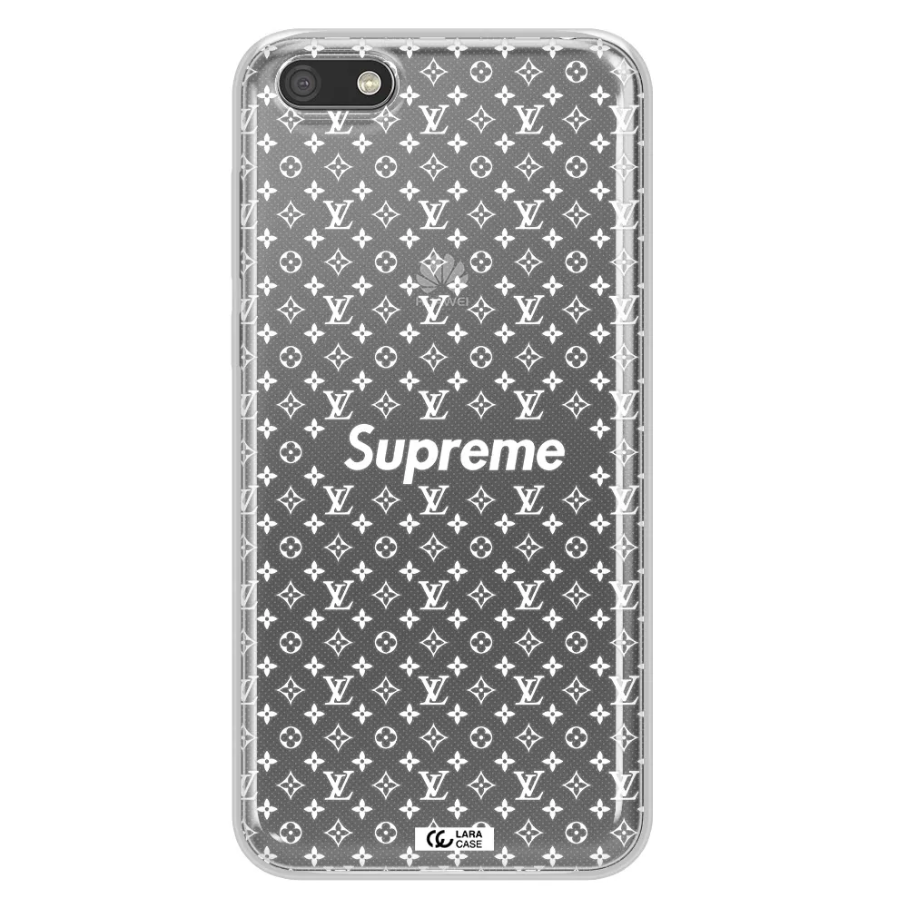 Supreme Center Huawei Y5 2018 Clear TPU Case