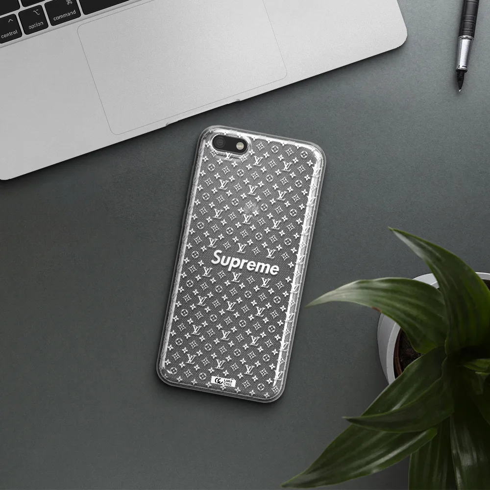 Supreme Center Huawei Y5 2018 Clear TPU Case