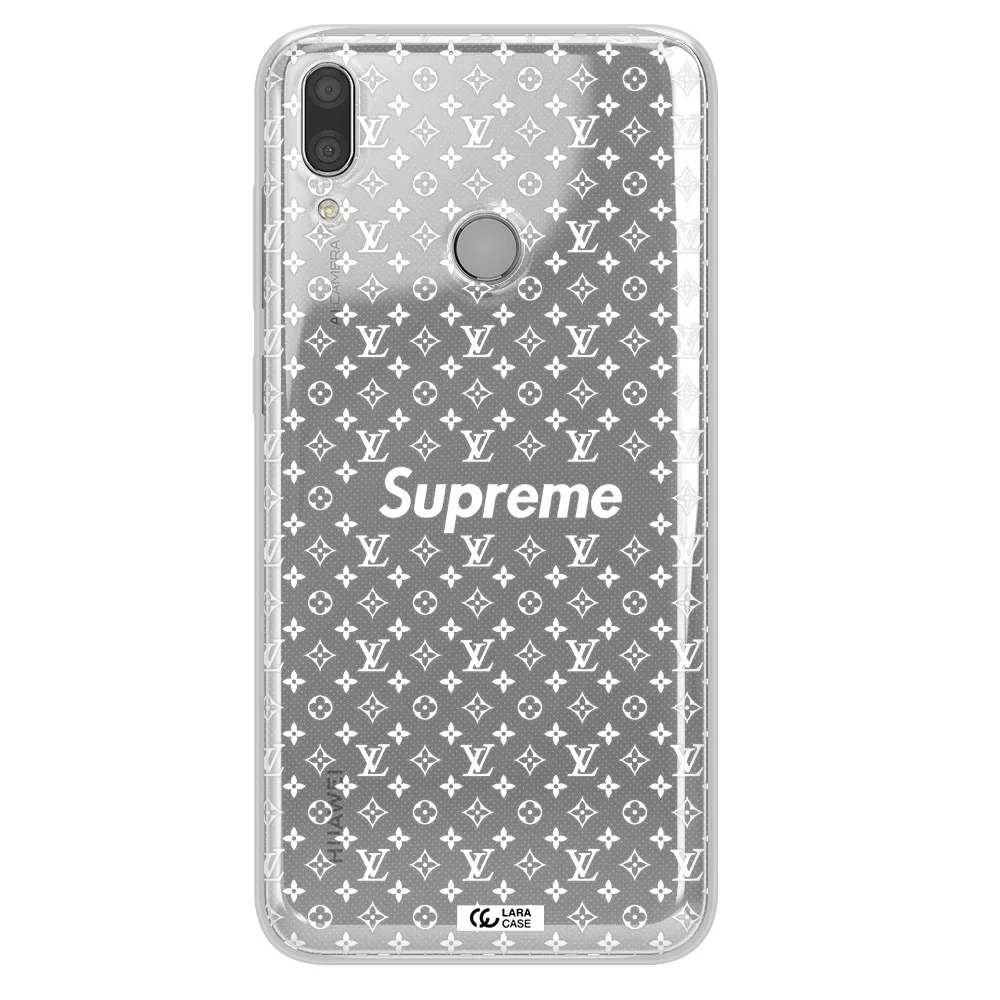 Supreme Center Huawei Y9 2019 Clear TPU Case
