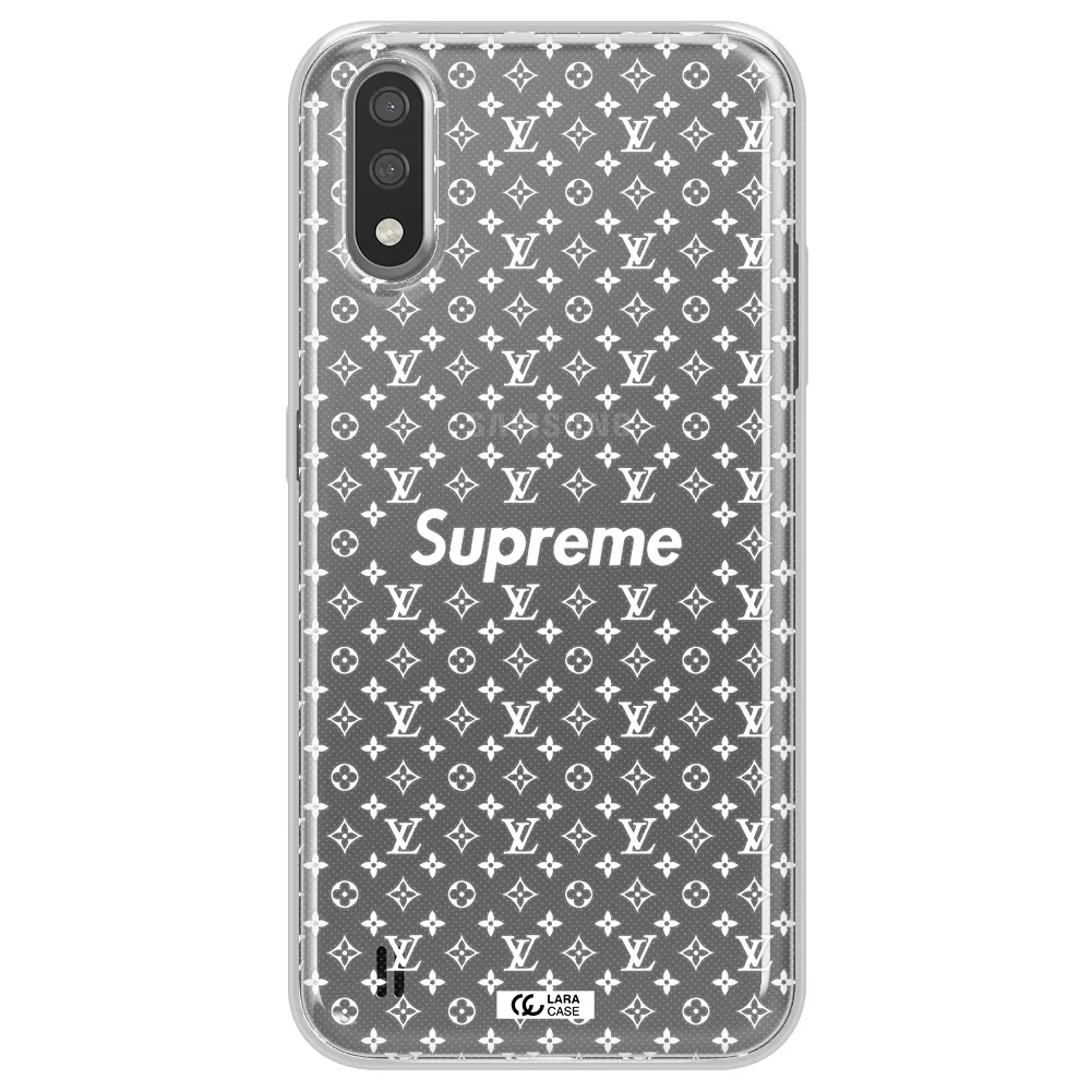 Supreme Center Samsung A01 Clear TPU Case