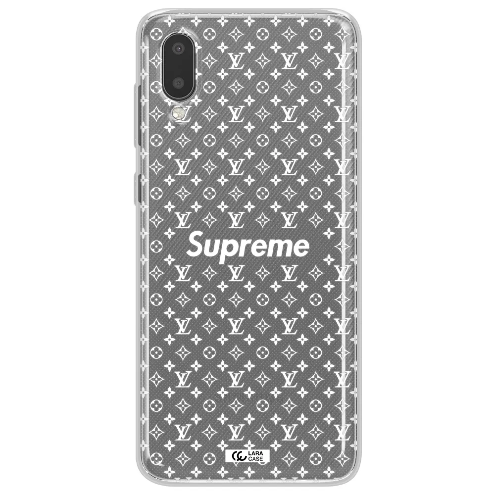 Supreme Center Samsung A02 Clear TPU Case