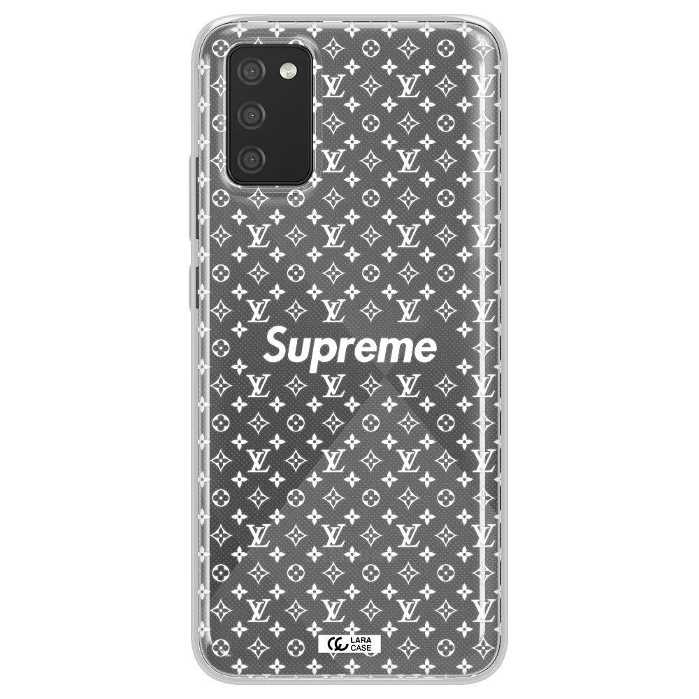 Supreme Center Samsung A02S Clear TPU Case
