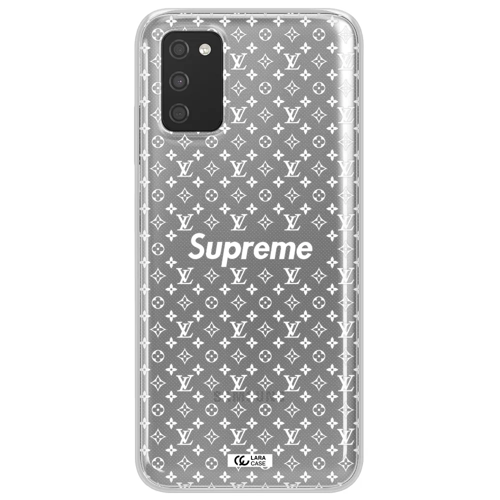 Supreme Center Samsung A03S Clear TPU Case
